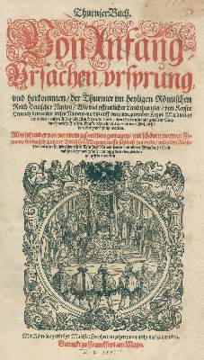 Bild Nr.1: 134-325 Rüxner, Georg.: (Alte Drucke, Handschriften und Theologie)