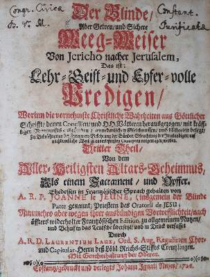 Bild Nr.1: 134-337 Sammlung: (Alte Drucke, Handschriften und Theologie)