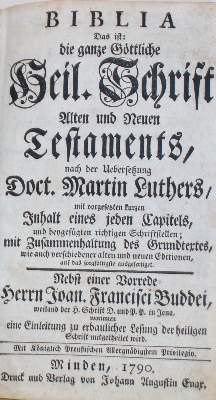 Bild Nr.1: 134-34 Haus- und Familienbibel;: (Bibeln, Einband)