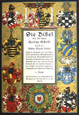 Bild Nr.3: 134-34 Haus- und Familienbibel;: (Bibeln, Einband)