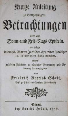 Bild Nr.1: 134-344 Scheltz,F.G. (Hrsg.).: (Alte Drucke, Handschriften und Theologie)