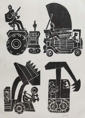 Bild Nr.2: 134-3573 Grieshaber, HAP: (Künstlergraphik)