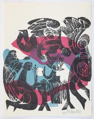 Bild Nr.3: 134-3581 Grieshaber, H. A. P.: (Künstlergraphik)