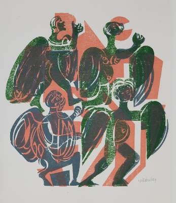 Bild Nr.1: 134-3585 Grieshaber, HAP.: (Künstlergraphik)