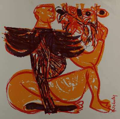 Bild Nr.24: 134-3585 Grieshaber, HAP.: (Künstlergraphik)