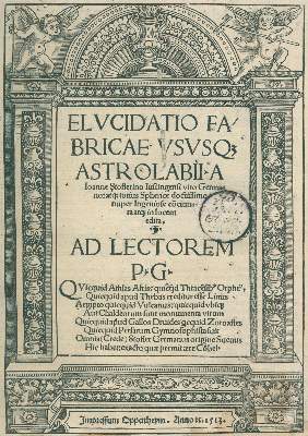 Bild Nr.1: 134-362 Stoeffler, Johann.: (Alte Drucke, Handschriften und Theologie)