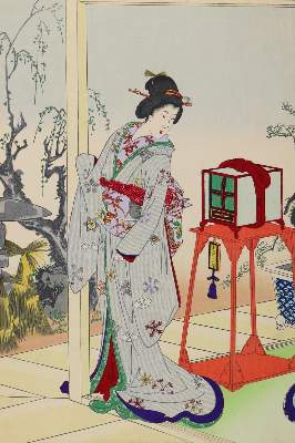 Bild Nr.2: 134-3716 Chikanobu, Toyoharu: (Künstlergraphik, Japan)