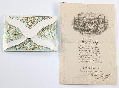 Bild Nr.2: 134-372 Taufbrief.: (Alte Drucke, Handschriften und Theologie)