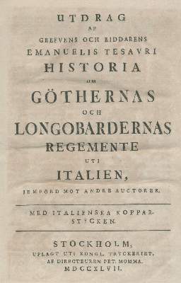 Bild Nr.5: 134-375 Tesauro, Emanuele.: (Alte Drucke, Handschriften und Theologie)