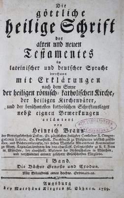 Bild Nr.2: 134-38 H(unger),J.: (Bibeln)