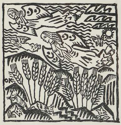 Bild Nr.1: 134-3813 Kokoschka, Oskar: (Künstlergraphik, Kokoschka, Exlibris)