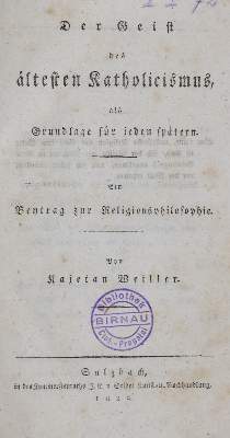 Bild Nr.2: 134-391 Weiller,K.: (Alte Drucke, Handschriften und Theologie)