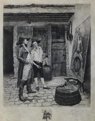 Bild Nr.1: 134-3949 Meissonier, Jean Louis Ernest: (Künstlergraphik)