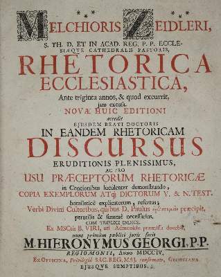 Bild Nr.1: 134-400 Zeidler,M.: (Alte Drucke, Handschriften und Theologie)