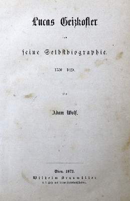 Bild Nr.1: 134-403 Wolf,A.: (Genealogie und Heraldik, Geizkofler)