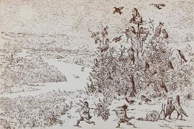 Bild Nr.2: 134-4092 Rauh, Caspar Walter: (Künstlergraphik)