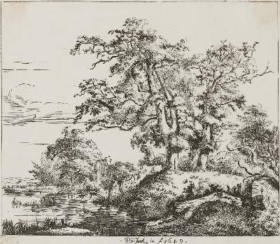 Bild Nr.1: 134-4144 Ruisdael, Jacob Isaackszoon: (Künstlergraphik)
