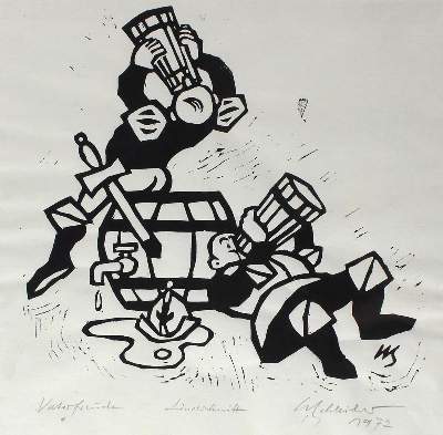 Bild Nr.2: 134-4197 Schuhknecht, Adolf: (Künstlergraphik)
