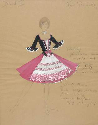 Bild Nr.1: 134-438 Schröder, Eva-Maria.: (Film - Theater - Tanz, Varietégarderobe.)