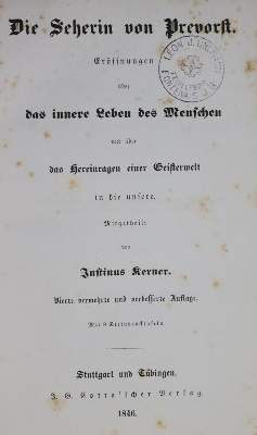 Bild Nr.1: 134-446 Kerner,J.: (Grenzwissenschaften und Okkultismus)
