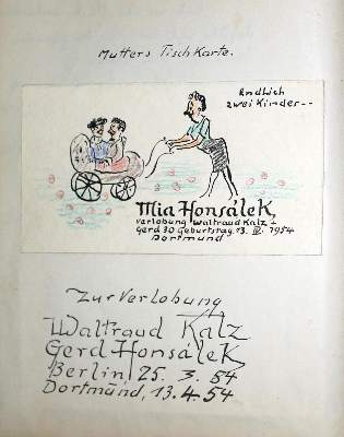 Bild Nr.2: 134-451 Gästebuch: (Handschriften, Honsalek)