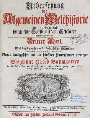 Bild Nr.2: 134-453 Baumgarten,S.J.: (Judaica)