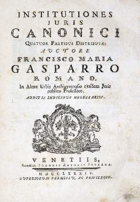 Bild Nr.1: 134-462 Gasparri,F.M.: (Juridica und Kriminologie)