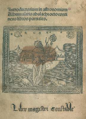 Bild Nr.1: 134-5 Albumasar  (Ja'far ibn Muhammad al Balkhi).: (Alte Drucke, Handschriften und Theologie)