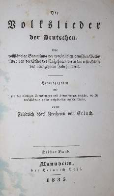 Bild Nr.1: 134-532 Erlach,F.K.v. (Hrsg.).: (Musik)