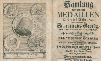Bild Nr.1: 134-553 Lochner,J.H.: (Numismatik u. Siegelkunde, Medaillen)