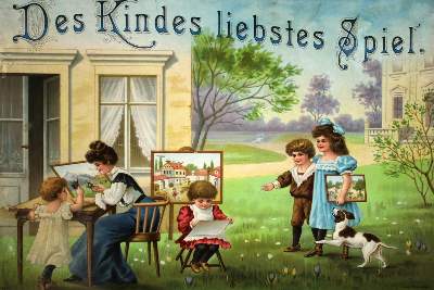Bild Nr.1: 134-584 Kindes liebstes Spiel, Des.: (Spiele)