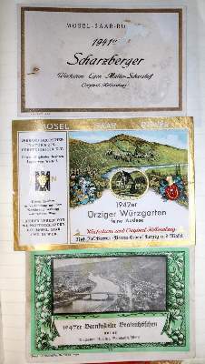 Bild Nr.1: 134-624 Weinetiketten.: (Küche und Haushalt, Getränke, Wein und Weinbau)