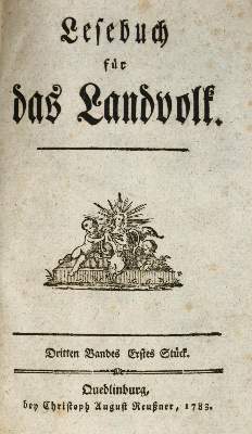 Bild Nr.1: 134-648 Lesebuch für das Landvolk.: (Land- und Forstwirtschaft, Landwirtschaft)