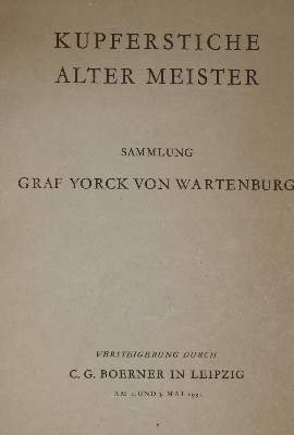 Bild Nr.1: 134-687 Boerner,C.G.: (Kataloge, Kupferstich)