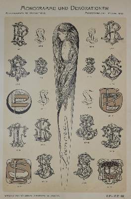 Bild Nr.1: 134-696 Diebener,W.: (Monogramme)