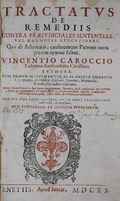 Bild Nr.1: 134-75 Caroccio,V.: (Alte Drucke, Handschriften und Theologie)