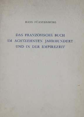 Bild Nr.2: 134-778 Fürstenberg,H.: (Bibliographie und Buchwesen)