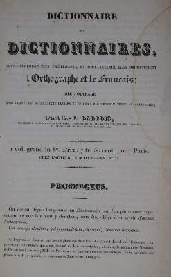 Bild Nr.1: 134-783 Darbois,L.F.: (Lexika - Wörterbücher - Sprachwissenschaften)
