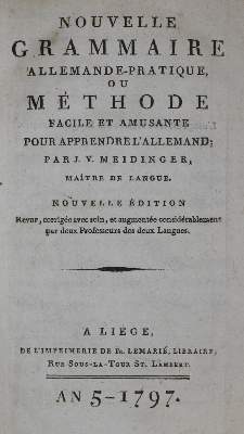 Bild Nr.1: 134-797 Meidinger,J.V.: (Lexika - Wörterbücher - Sprachwissenschaften)