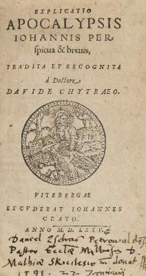 Bild Nr.1: 134-80 Chytraeus,D.: (Alte Drucke, Handschriften und Theologie)