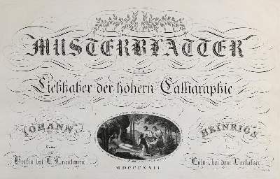 Bild Nr.1: 134-811 Heinrigs, Joh.: (Typographie und Kalligraphie)