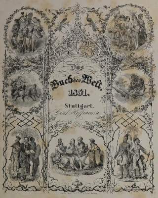 Bild Nr.1: 134-928 Buch der Welt, Das.: (Literatur und illustrierte Bücher bis 19.Jahrhundert)