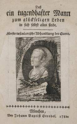 Bild Nr.1: 134-936 Cicero,M.T.: (Literatur und illustrierte Bücher bis 19.Jahrhundert)