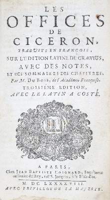 Bild Nr.1: 134-937 Cicero,M.T.: (Literatur und illustrierte Bücher bis 19.Jahrhundert)