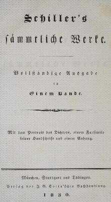 Bild Nr.2: 134-965 Schiller,F.: (Einband)