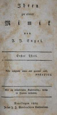 Bild Nr.1: 134-968 Engel,J.J.: (Literatur und illustrierte Bücher bis 19.Jahrhundert)