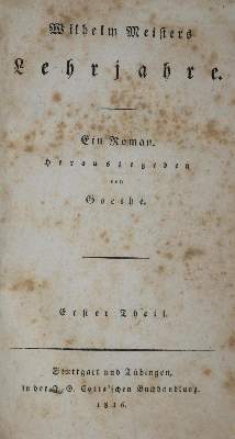 Bild Nr.1: 134-995 Goethe,J.W.v.: (Literatur und illustrierte Bücher bis 19.Jahrhundert)