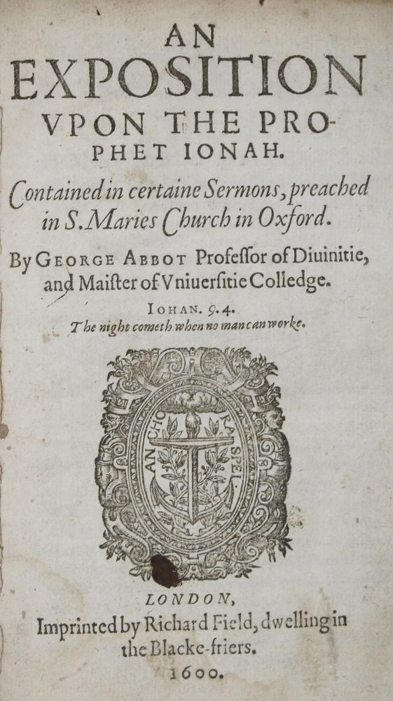 Große Abbildung Nr.1: 135-1 Abbot,G.: (Alte Drucke, Handschriften und Theologie)