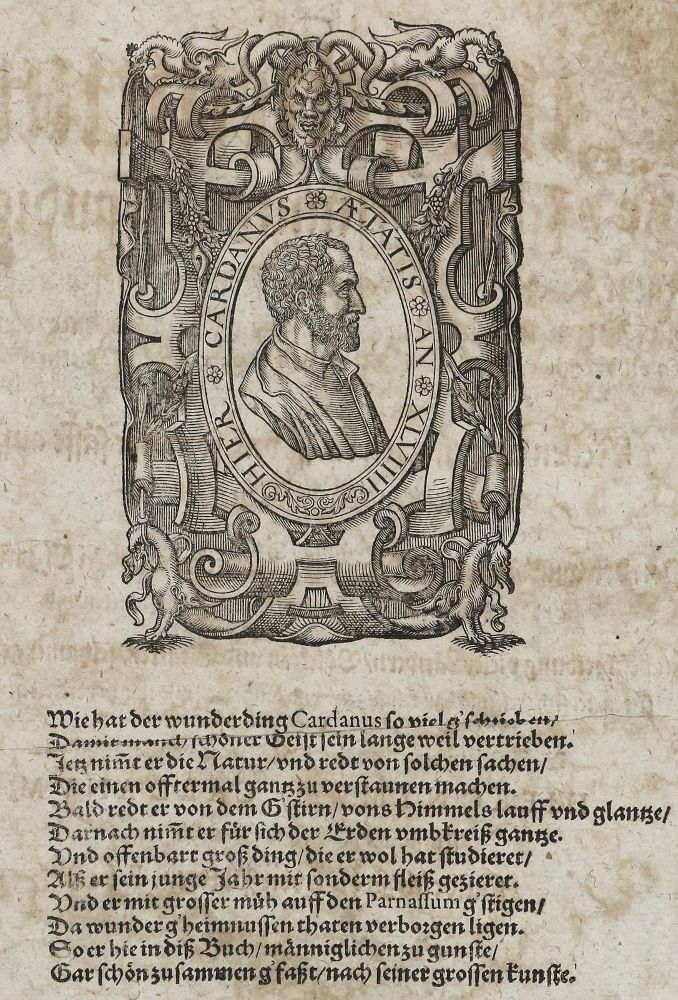 Große Abbildung Nr.2: 135-10 Cardano,G.: (Alchemie)