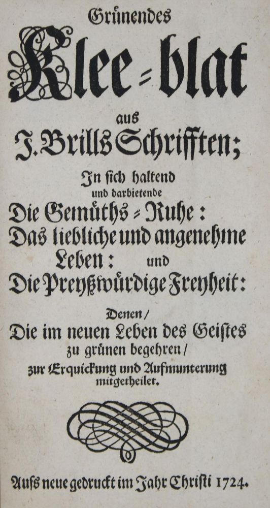 Große Abbildung Nr.1: 135-100 Brill,J.: (Alte Drucke, Handschriften und Theologie)